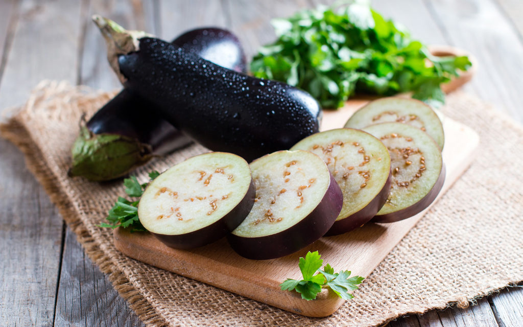 Eggplant is a low GI veggie 